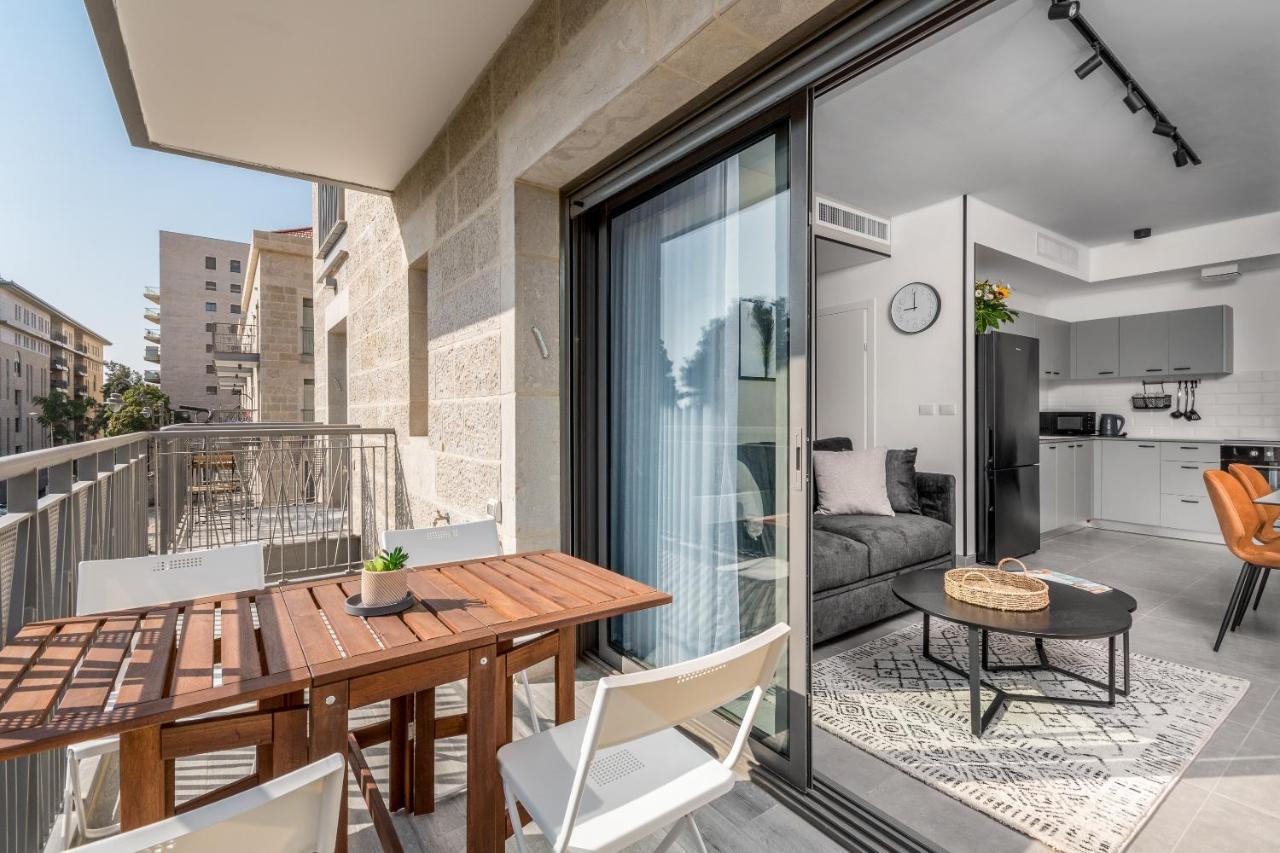2Bdr W Parking Shirat Haneviim - Mamilla Area Sea-U Jerusalem Eksteriør bilde
